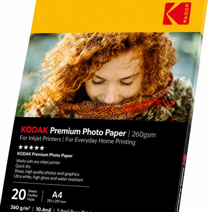 A4 Premium Photo Paper - Satin I, (PKT/20)