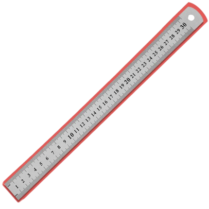 Metal ruler 30 CM